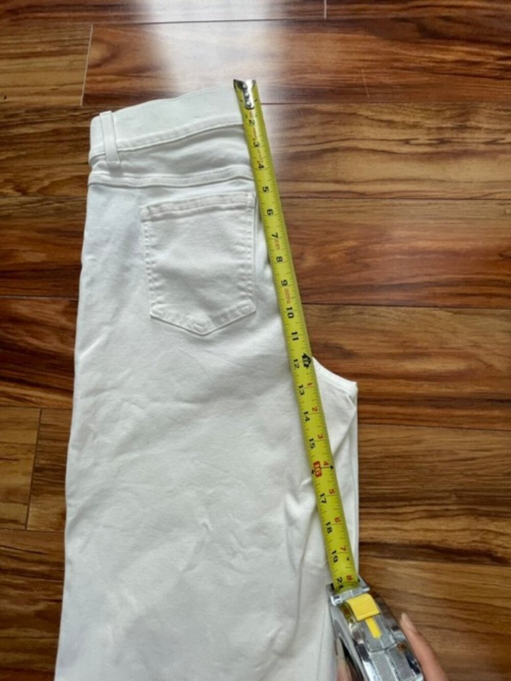 Spanx Women’s Wide-Leg Pullover Jeans, White, Size M - Picture 7 of 8
